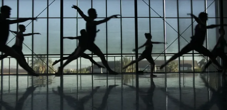 Dancing Dancing people silhouettes
